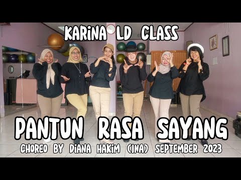PANTUN RASA SAYANG | Line Dance | Choreo by DIANA HAKIM (INA) | Demo by KARINA LD CLASS