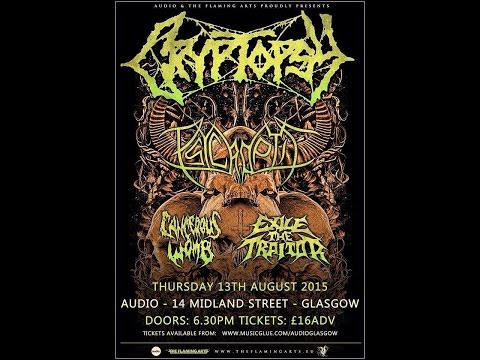 Cryptopsy (CAN) - Live at the Audio, Glasgow August 13th, 2015 Encore segment FULL HD