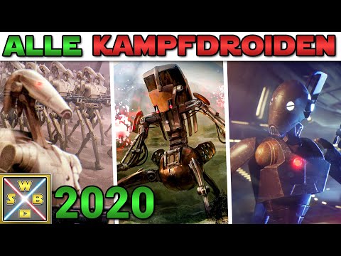 Alle KAMPFDROIDEN der SEPARATISTEN in 2020! [NEU] - STAR WARS erklärt (REWORK)