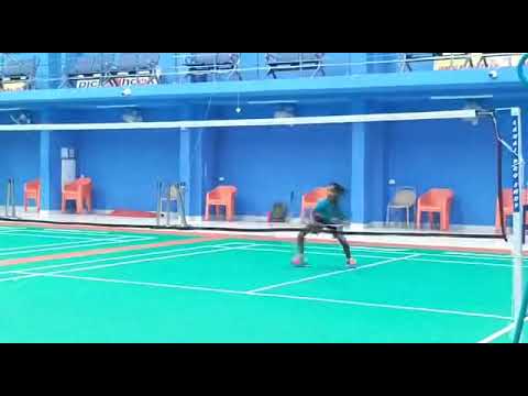 Dandu Asha Sree Badminton practice