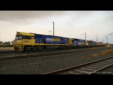 4MA5 Pacific National Container Freight - PoathTV Australian Trains & Railways