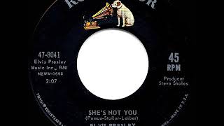 1962 HITS ARCHIVE: She’s Not You - Elvis Presley (#1 UK hit)