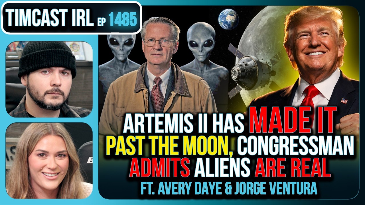 THEY ARE REAL, Aliens Exist Says Congressman, Artemis II MAKES IT Around The Moon | Timcast IRL