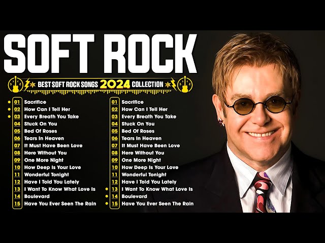 Elton John, Eric Clapton, Rod Stewart, Bee Gees, Phil Collins ✨ Soft Rock Love Songs 70s 80s 90s SDDEFAULT Thumbnail