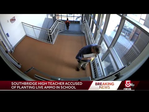 Teacher accused of planting live ammo at school, then calling police