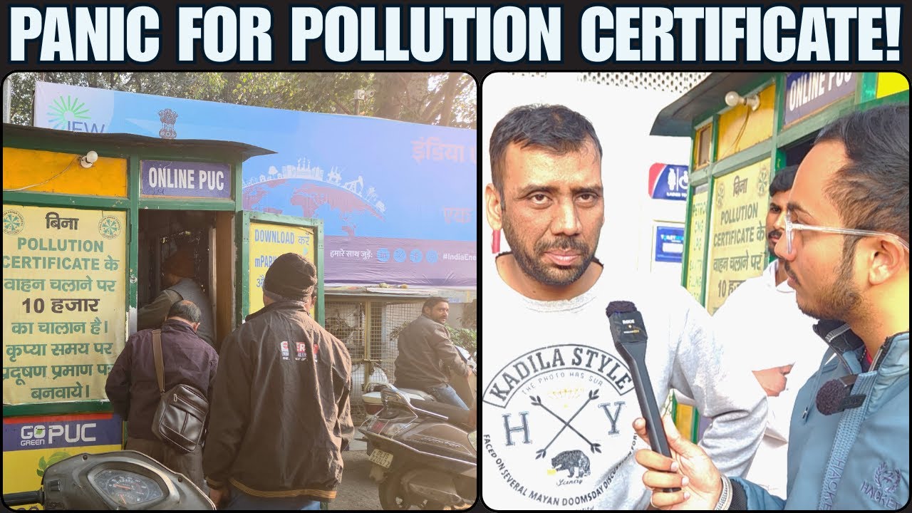 Delhi Pollution | "50% Cars Have No Certificate.." Panic Situation at Petrol Pumps | BJP