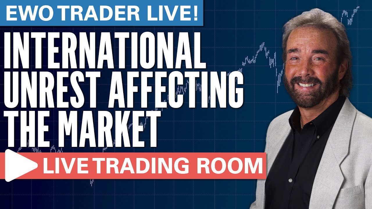 TradeFinder LIVE with Rob Roy!  International Unrest! #stocks #elliotwave #trading