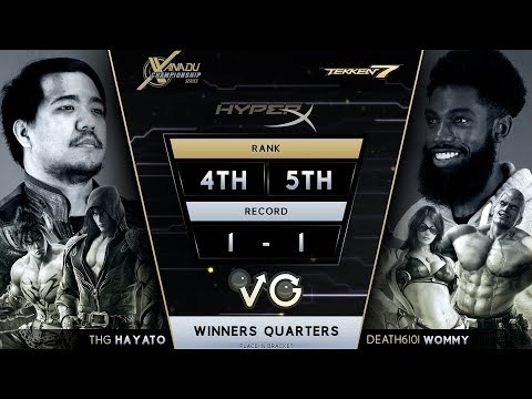 XCS FGC Finals Tekken 7 - THG | Hayato (Devil Jin) Vs. Death6101 | Wommy (Katarina) T7 WQ