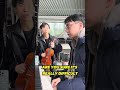 I met a violinist and played La Campanella at the train station!