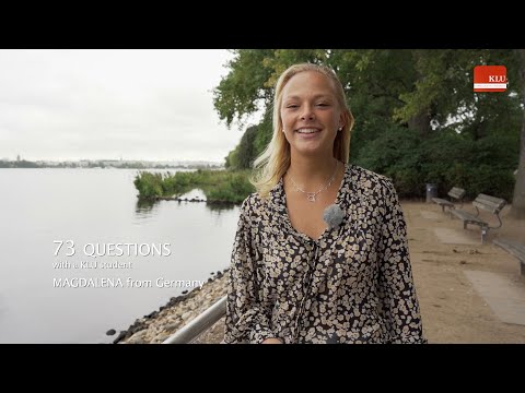 73 questions with a KLU student | Magdalena from Germany