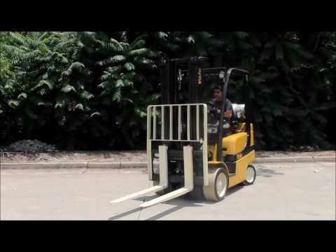 2011 YALE 6000 LBS CAPACITY PROPANE FORKLIFT