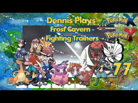 Pokemon X Walkthrough (Ep 77) Frost Cavern - Fighting Trainers