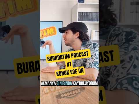 Buradayım Podcast İlk Bölümüyle Yakında Youtube Kanalımda 📢 İlk Konuk Ege Ön 👋 #podcast #podcasts