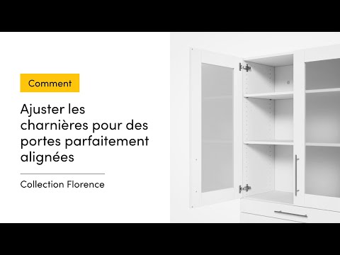 Comment ajuster les charnières pour des portes parfaitement alignées | Collection Florence de Bestar