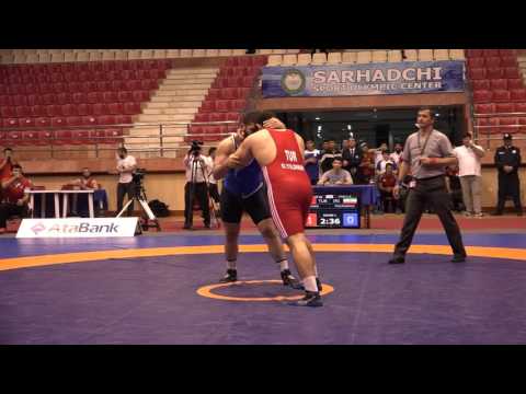 AWFCUP / Osman Yıldırım (TUR) - Amirmohammad Hajipurganji (İRİ) GR juniors 120 kg final