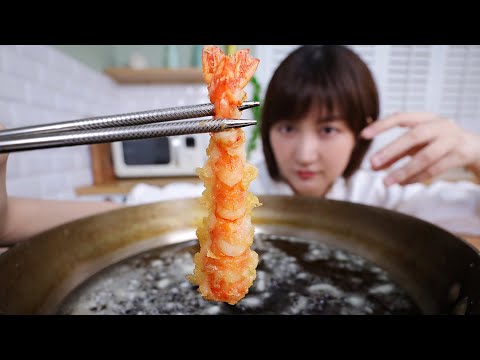 Michelin-Style Black Tiger Shrimp Tempura
