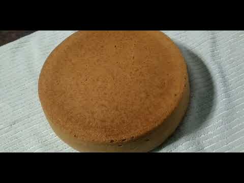 bizcochuelo facil para torta(primer parte del segundo video,como hacer una torta)