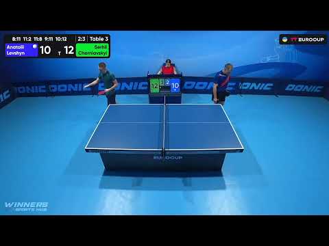 16:20 Anatolii Levshyn - Serhii Cherniavskyi 02.08.2023 TT Euro.Cup Ukraine Star. Table 3