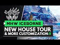 Monster Hunter World Iceborne | New House Tour & Improved Customization