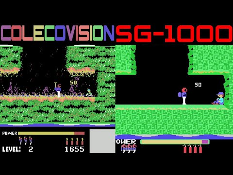 All ColecoVision Vs SG-1000 Games Compared Side By Side