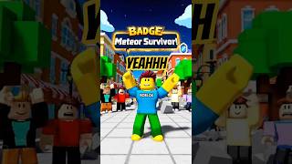 Noob Steve survives falling meteors! | The New Roblox Trend