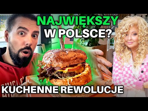 Największy BURGER Magdy Gessler! Amerykańskie jedzenie w barze Marilyn KUCHENNE REWOLUCJE | Check In