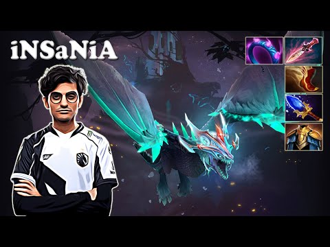 iNSaNiA - Winter Wyvern Support | Dota 2 7.29c Gameplay