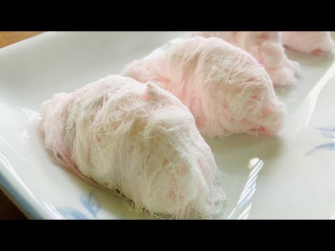 Dragon’s Beard Candy I Homemade Hand Pulled Cotton Candy by 11 year old boy