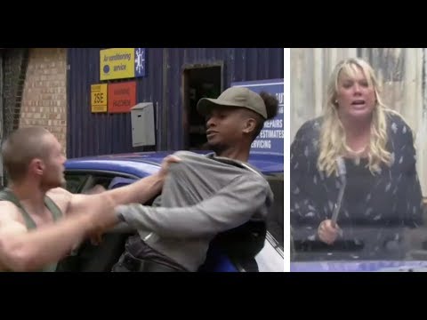 EastEnders - Keanu & Sharon Save Dennis From Jagger & His Gang (17th August 2018)