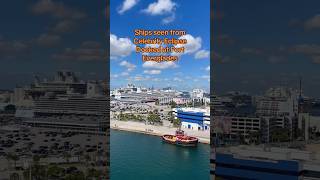 Ships Seen From Celebrity Eclipse at Port Everglades