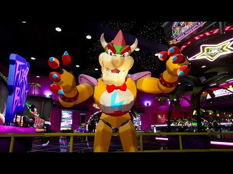 Bowser Freddy Jumpscares Gregory 3rd Person View - FNAF Security Breach