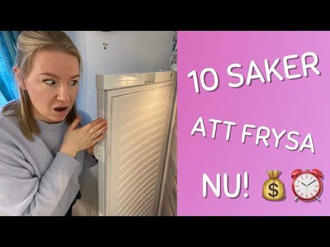 Frysen 👉 spara TID & PENGAR ⏰💰 på din matlagning