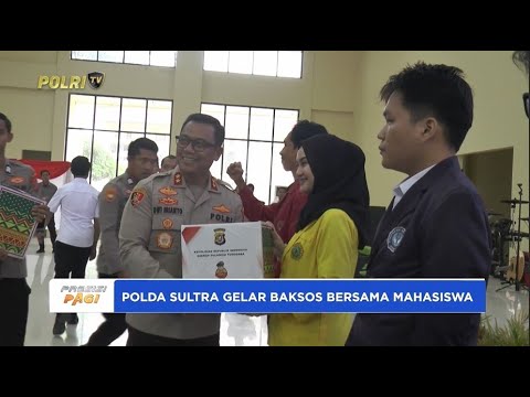 POLDA SULTRA GELAR BAKSOS POLRI PRESISI BERSAMA MAHASISWA