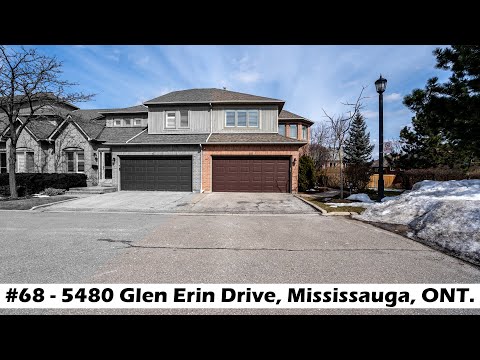 #68 - 5480 Glen Erin Drive Mississauga - Townhouse For Sale