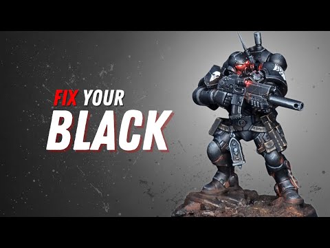 How to Paint Black Armour That Actually Looks BLACK