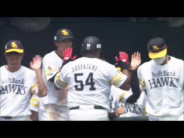 【ファーム】ホークス・デスパイネが復帰戦で追加点となる犠牲フライを放つ‼ 2022年7月10日 福岡ソフトバンクホークス 対 阪神タイガース