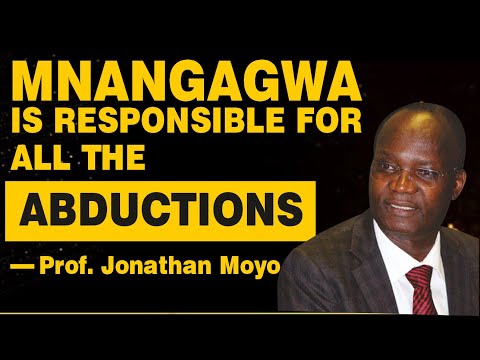 “Mnangagwa is the architect of all state sponsored abductions,” says Prof Jonathan Moyo – VIDEO 