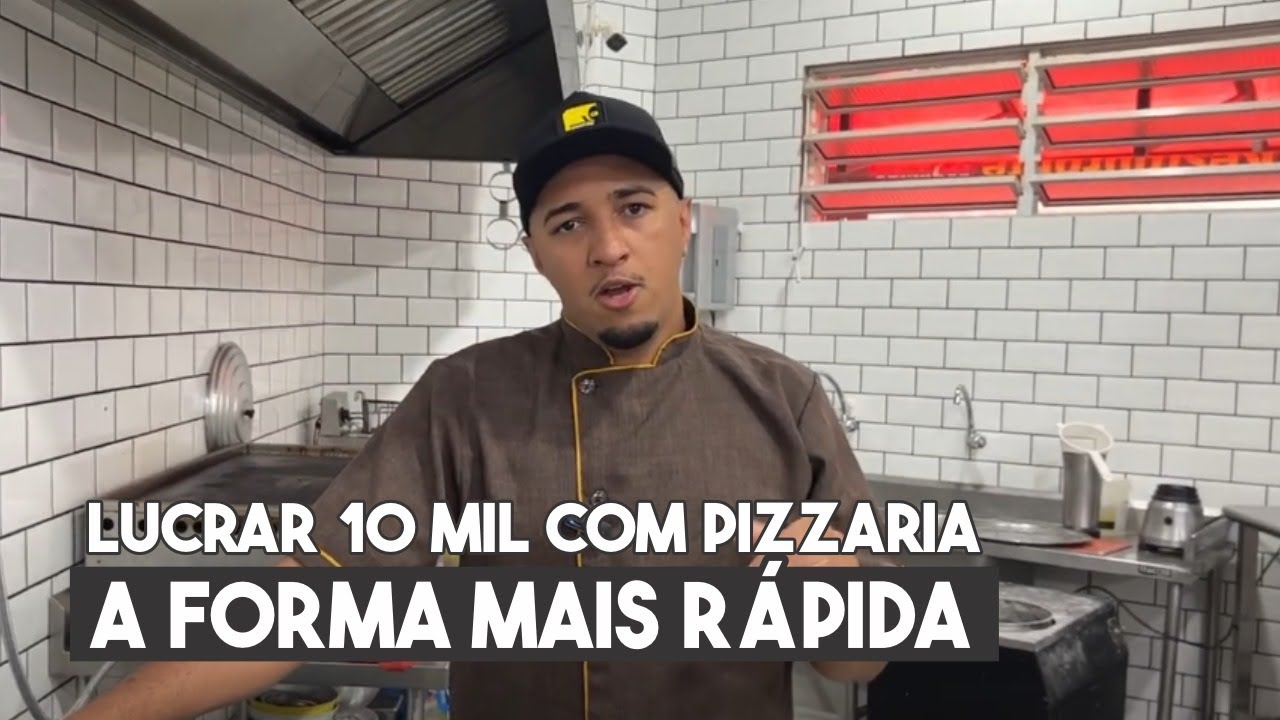 Como lucrar 10 mil com pizzaria  Delivery mesmo começando do zero, mesmo começando em casa