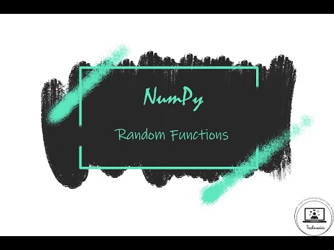 Np Random Random Np Random Normal Np Random Randint Random Functions Numpy Tutorial