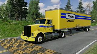 Truck vs Speed bumps | BeamNG Drive