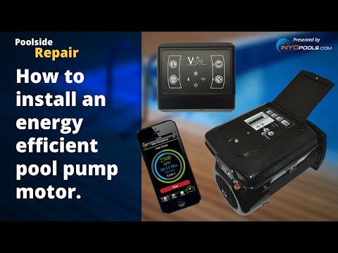 Poolside Repair: How to install an energy efficient pool pump motor