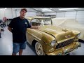 1955 Chevy Gold Car - 50 Millionth GM Tribute Car