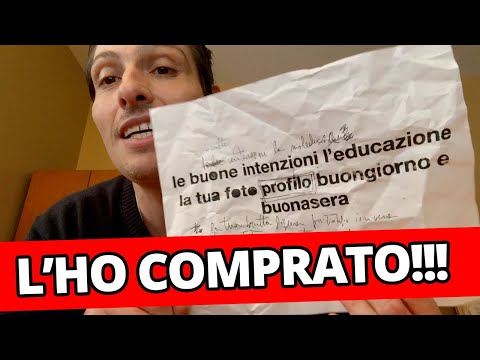 EBAY FOGLIO ORIGINALE DI MORGAN di SANREMO - L'ho COMPRATO io!