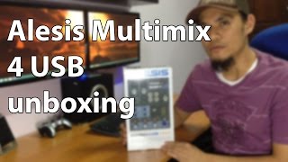 Video thumbnail for Alesis Multimix 4 USB Unboxing by Temburong Tech