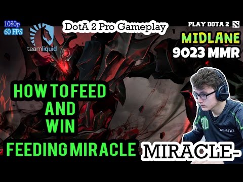 😱 MIRACLE SHADOW FIEND | FEEDER MIRACLE, HOW TO FEED AND WIN  |  DOTA 2 RANKED GAMEPLAY