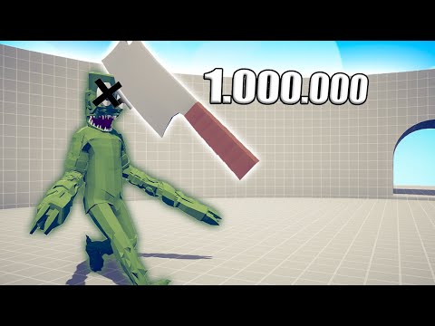 1.000.000 DAMAGE KNIFE 1 vs 1 TOURNAMENT - TABS | Totally Accurate Battle Simulator 2023