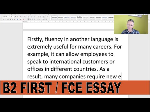 How to Write a B2 Essay - Watch me Write and Edit Real Time!