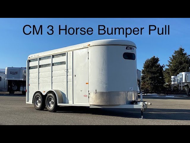 Preview image of CM 3 Horse Bumper Pull - 5U230412 youtube video