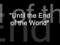 U2-Until the End of the World lyrics
