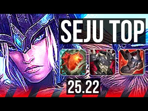 SEJUANI vs FIORA (TOP) | 6 solo kills, Dominating | EUW Master | 25.22